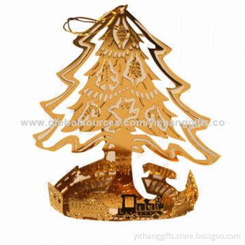 Christmas Ornament, Metal Bookmark, Party Souvenirs, Photo Etching Process, Promotion Gift